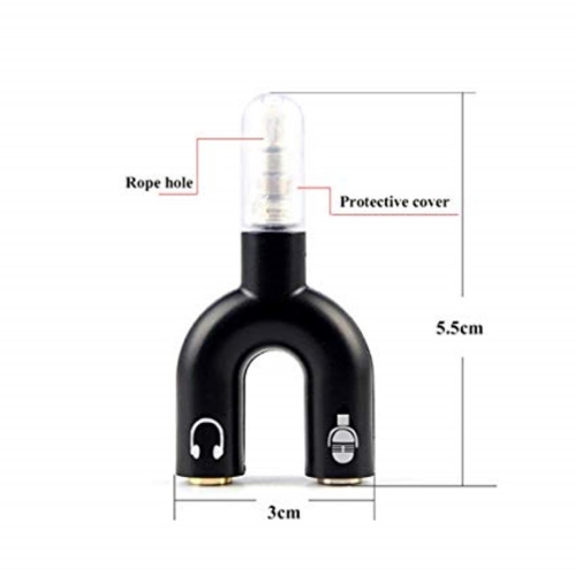 Jack chia Audio 3.5 ra Mic và Loa
