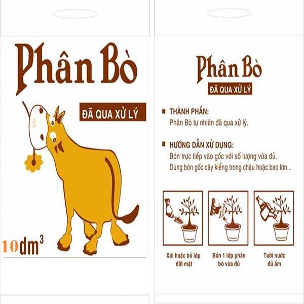 Phân bò Tribat đã qua xử lí túi 10dm3