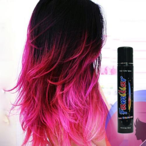 Keo xịt tóc màu Familiar 100ml - Màu D1 Hồng đậm