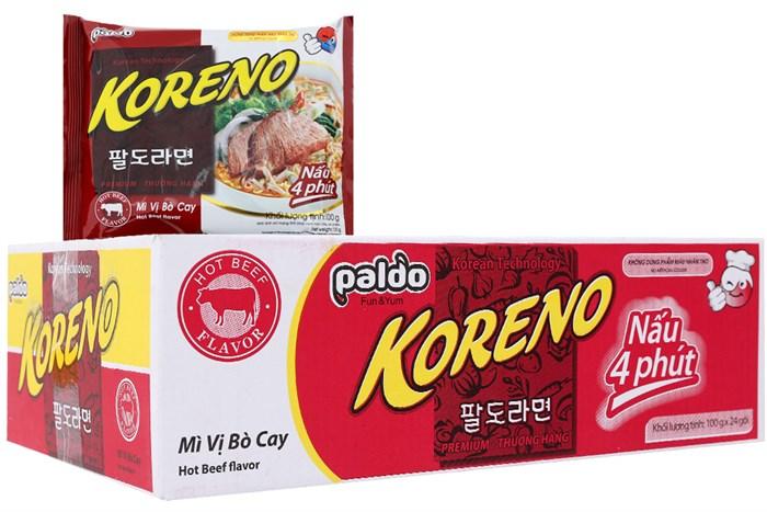 Mì Jumbo Koreno Bò cay - 10 gói