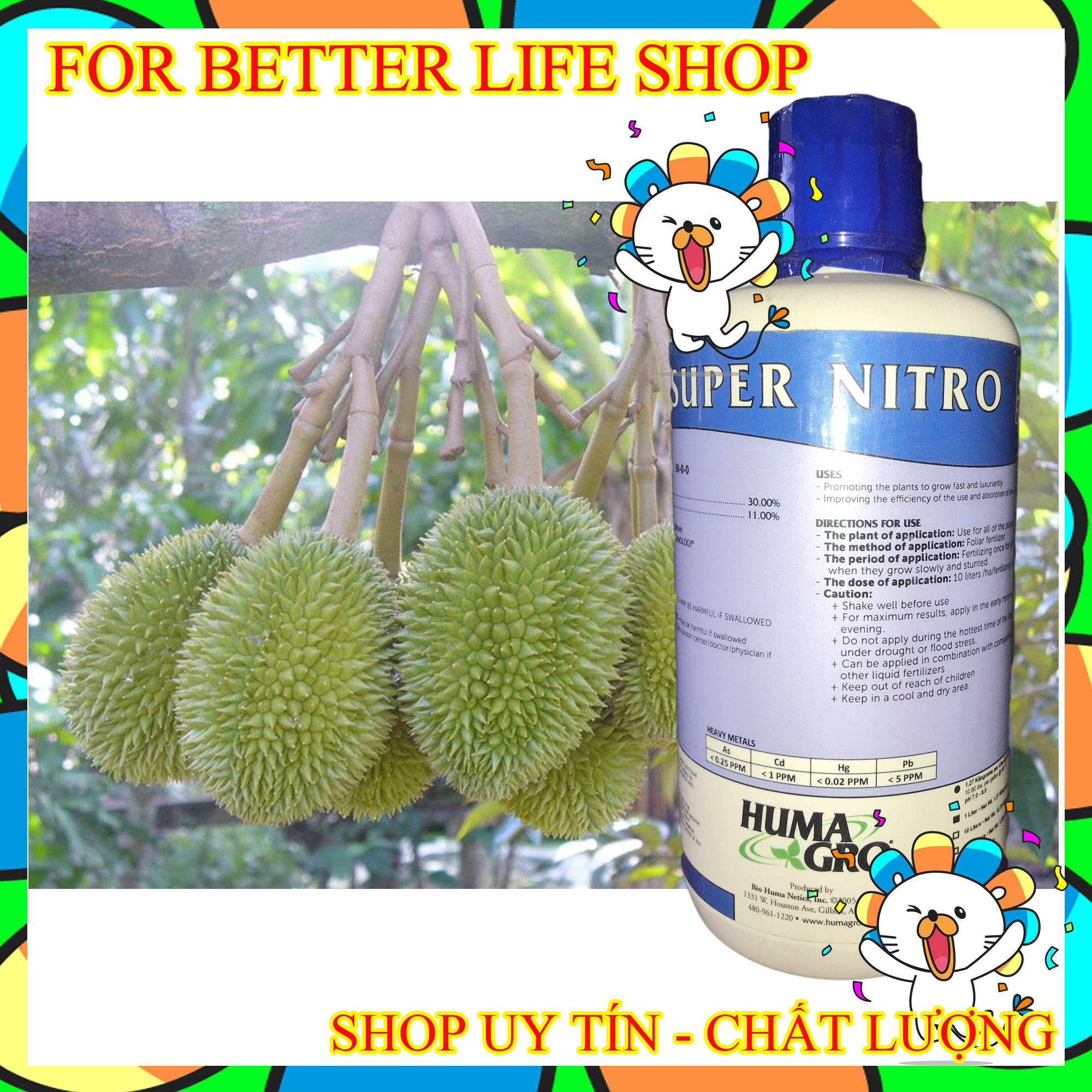 SUPER NITRO PHÂN BÓN LÁ CAO CẤP NHẬP KHẨU TỪ MỸ - 1 LÍT