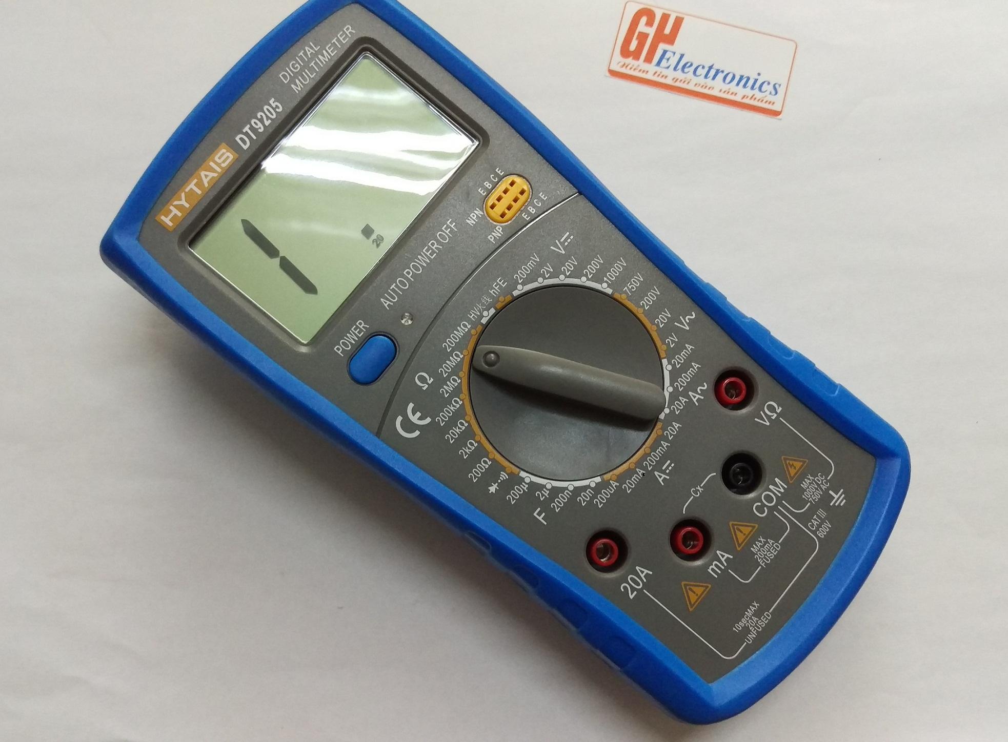 Đồng hồ vạn năng điện tử DT9205