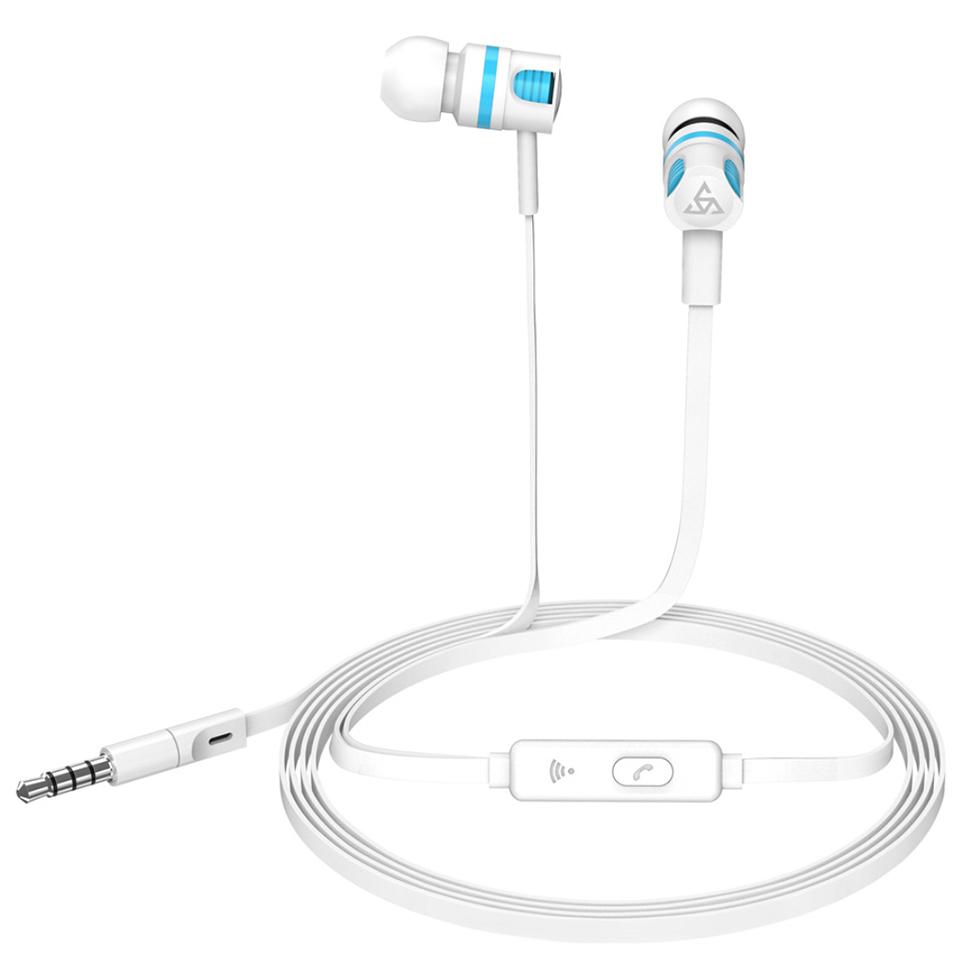 Earphone Langsdom JM26 Super Bass (White/Blue)