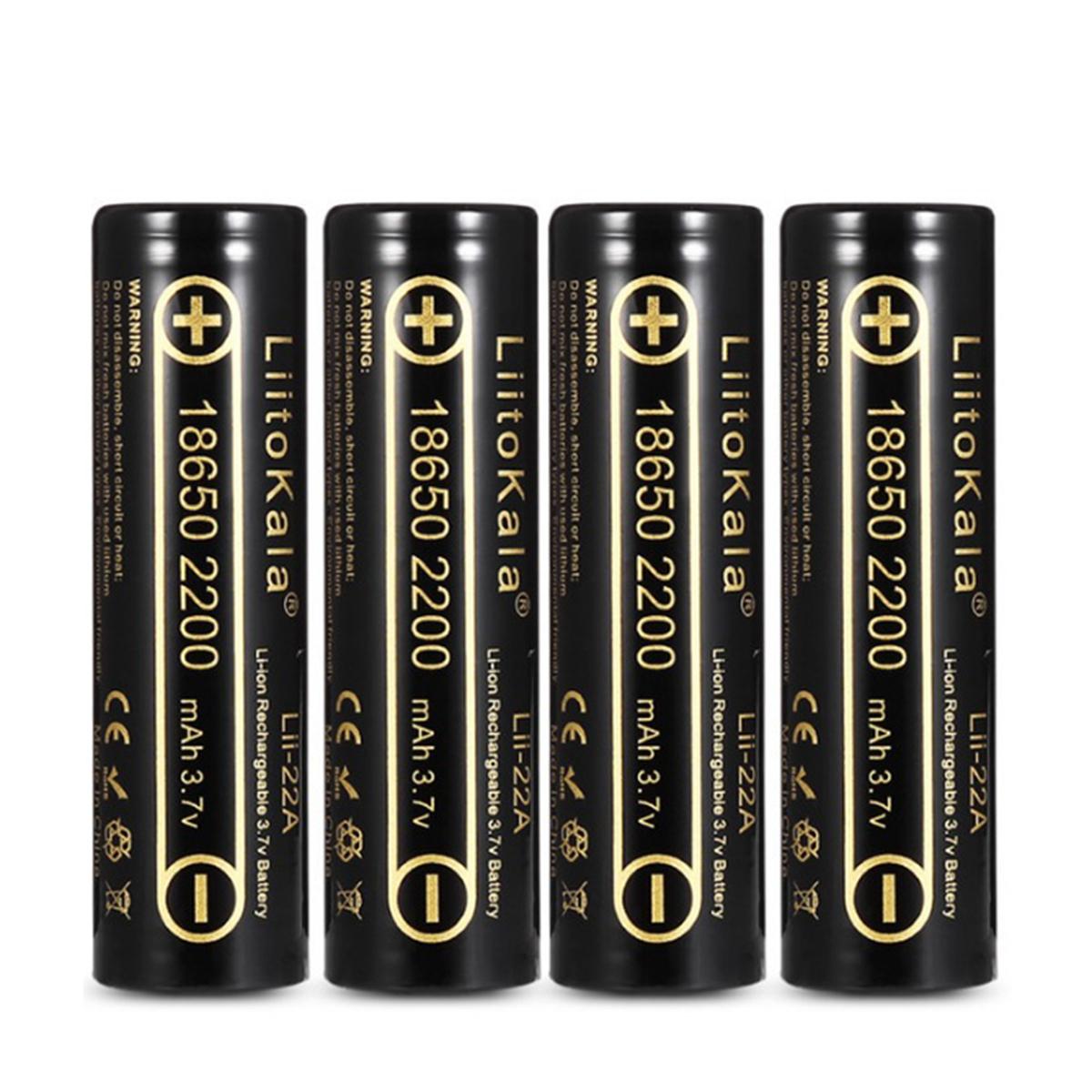 Pin sạc Lithium 18650 Liitokala 3.7v 2200mAh (1 viên)