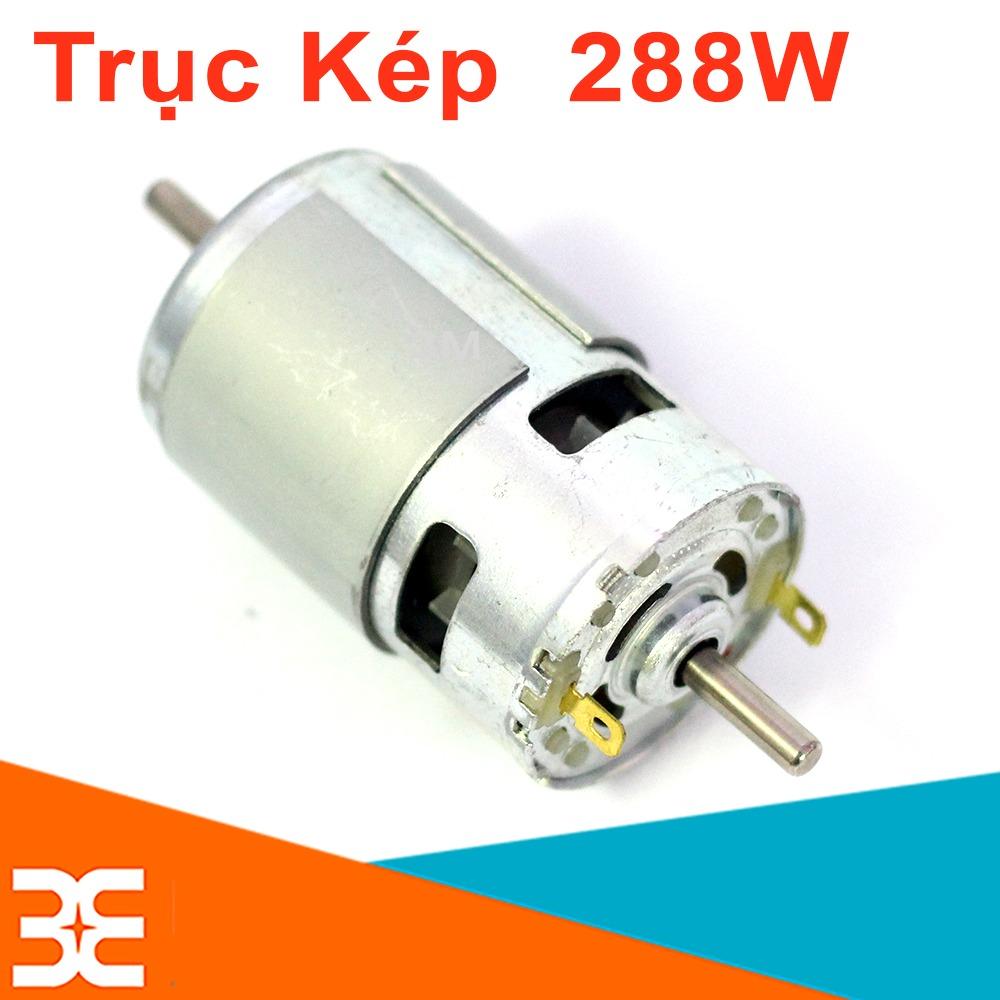 Động Cơ Motor 775 12-24V 288W Trục Kép Siêu Khỏe