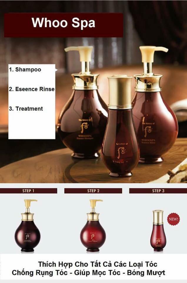 [HCM]Dầu xả thảo dược Đông y Whoo - Spa Essence Rinse