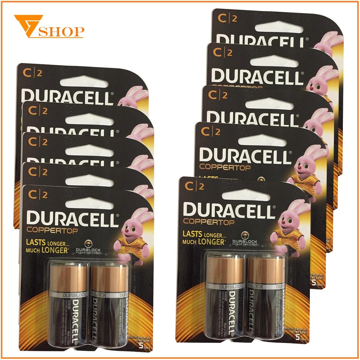 1 vỉ Pin trung C Duracell Alkaline (1 vỉ 2 viên)
