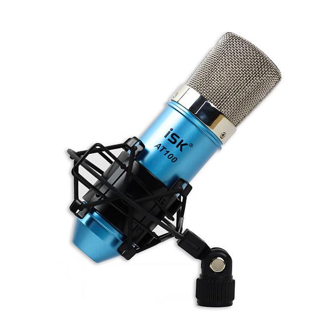 COMBO MIC THU ÂM ISK AT100 + SOUND CARD K10S 2018