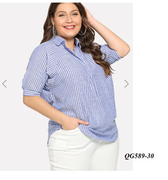 ÁO SƠ MI KẺ SỌC - SIZE S-6XL