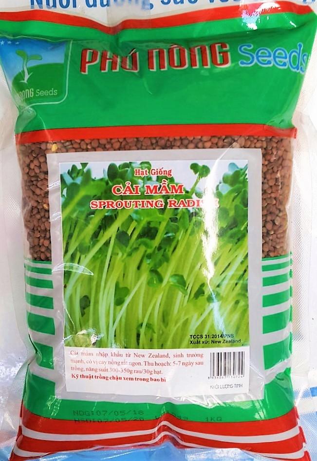 Hạt giống cải mầm pn - klt 1kg .