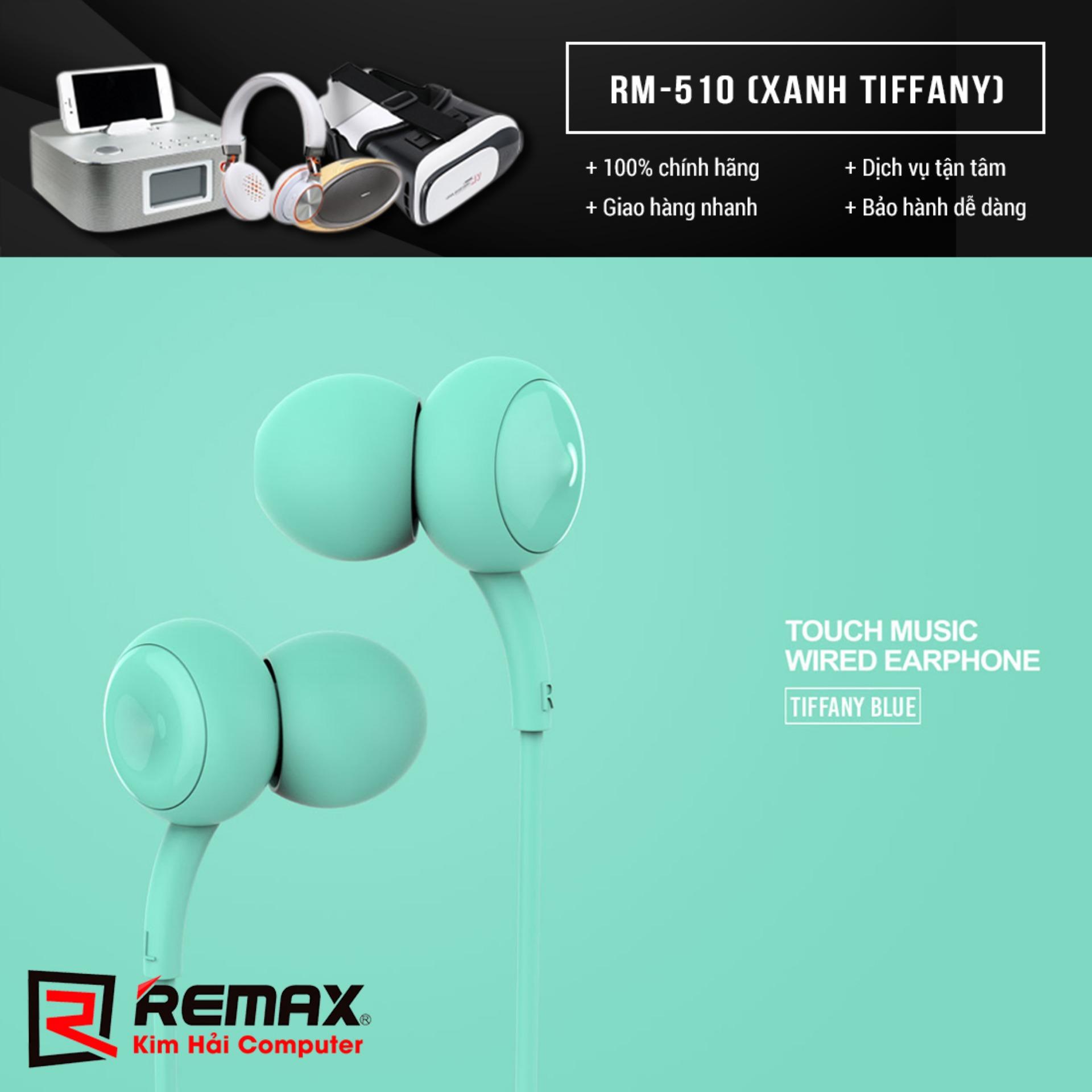 TAI NGHE REMAX RM-510 (Xanh) - Kim Hải Computer