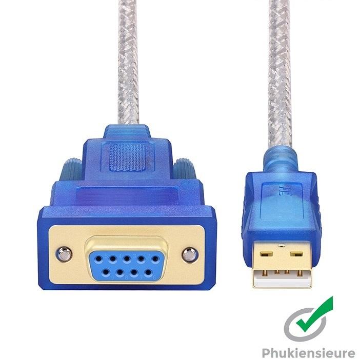 Cáp chuyển đổi usb to RS232 (âm)