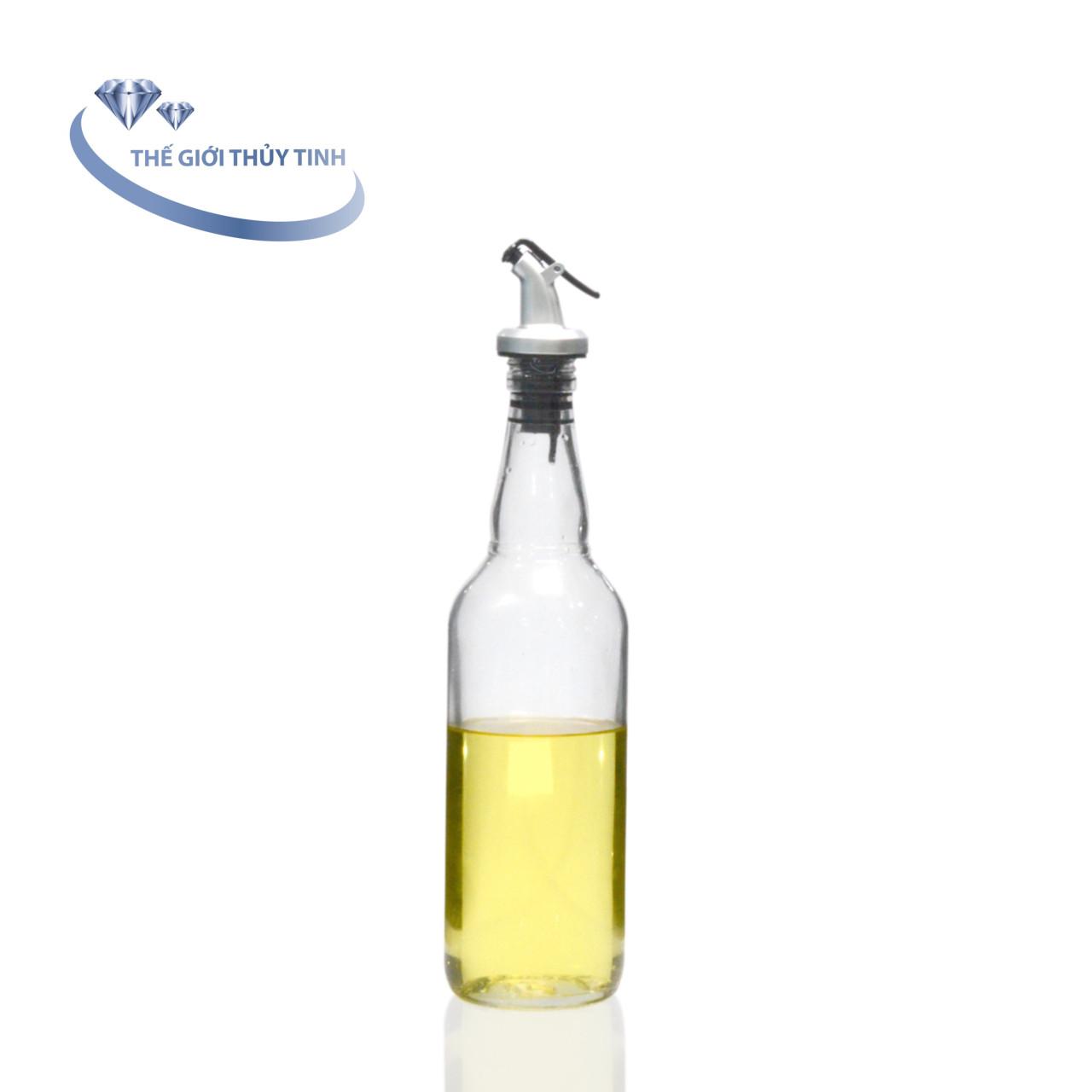 [HCM]Chai Thủy Tinh Chiết Dầu 500ml