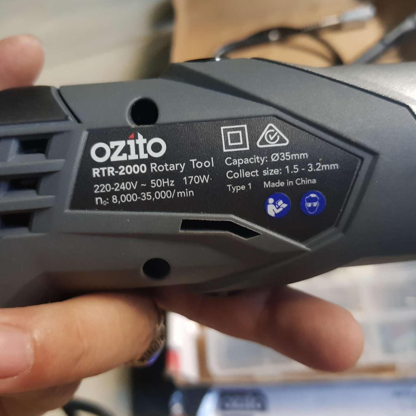 Máy mài khuôn lũa mỹ nghệ OZITO RTR-2000 nhập Úc 