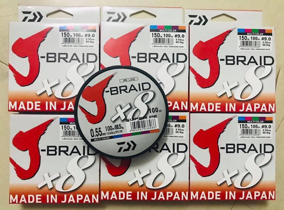 Dây dù Daiwa J-Braid X8 (100m)
