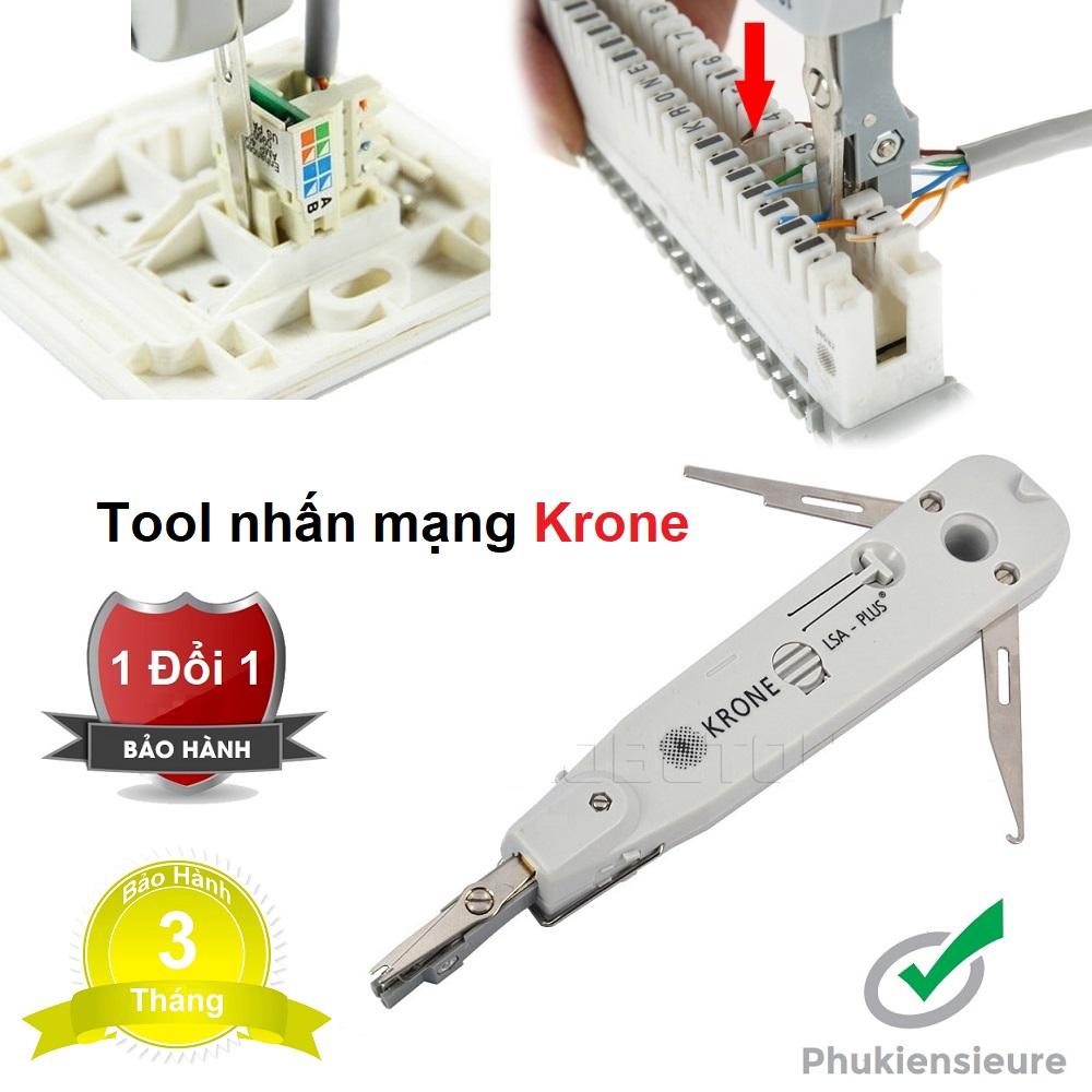 Tool nhấn mạng Krone trắng