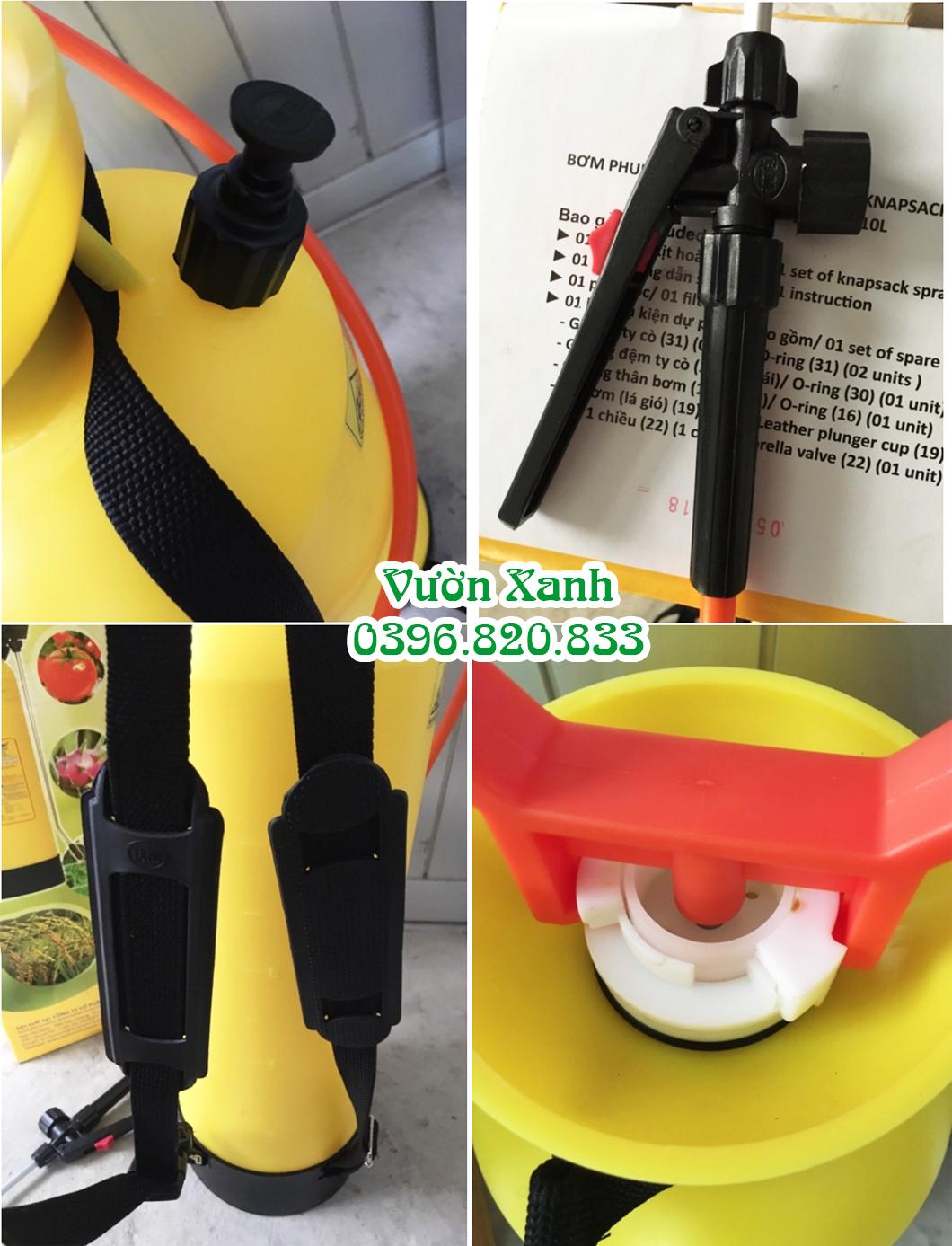 Bình phun xịt tưới 10 lít Bình Minh chắc bền