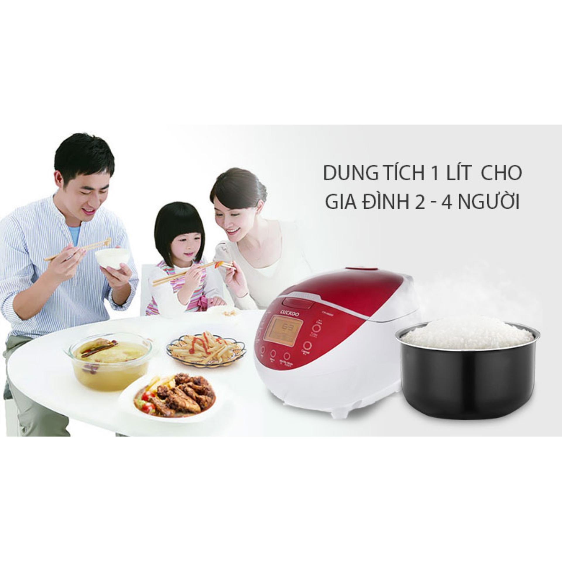 [RẺ VÔ ĐỊCH] Nồi Cơm Điện Tử Cao Cấp Cuckoo CR-0655F (1.08 Lít) - Bảo Hành 2 Năm