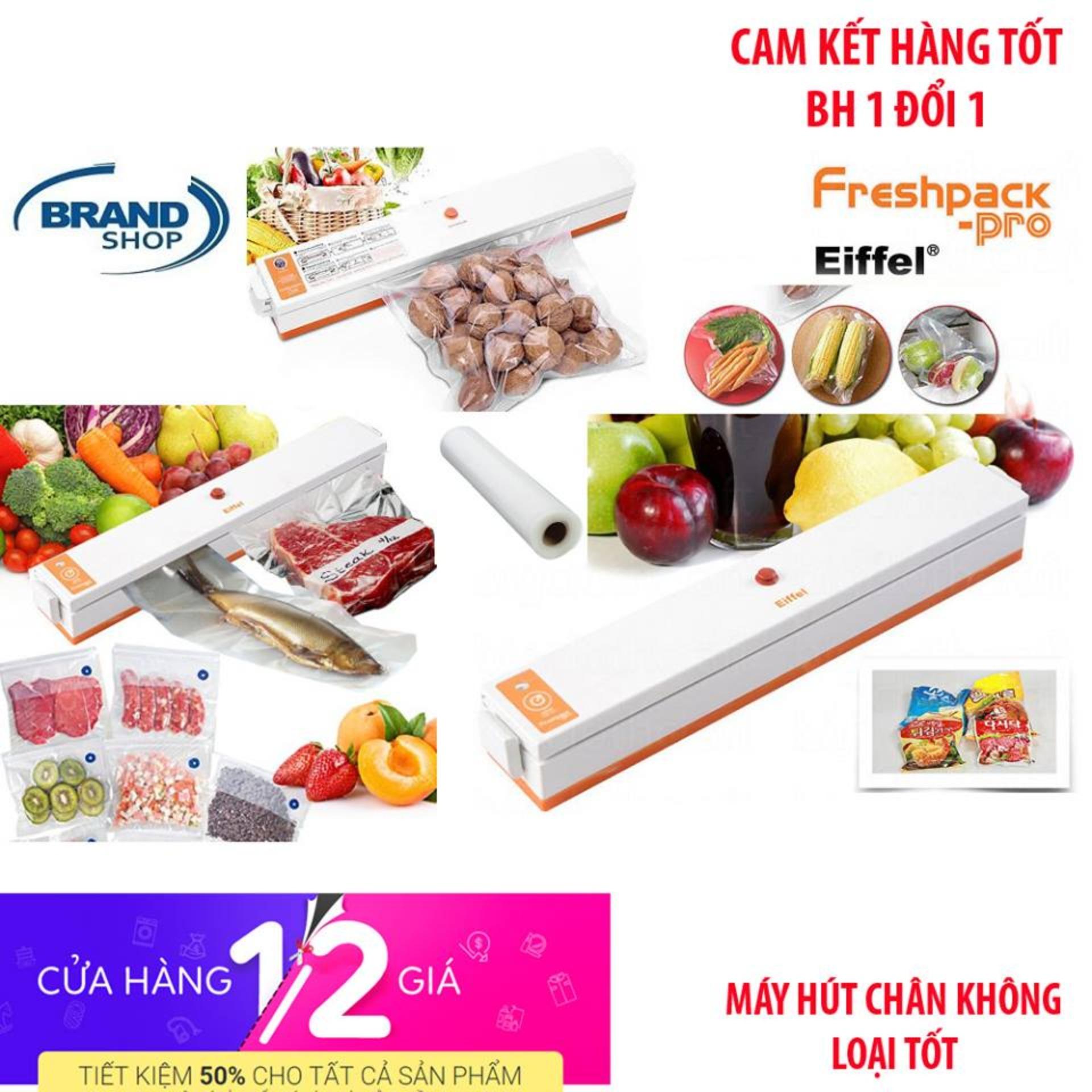 Túi hút chân không tp hcm , Cách hút túi chân không- Máy hút chân không thực phẩm Fresh Pack pro cao cấp đảm bảo thực phẩm tươi lâu hơn, ngon hơn. M91 - Bh uy tín 1 đổi 1 bởi Smart Buy