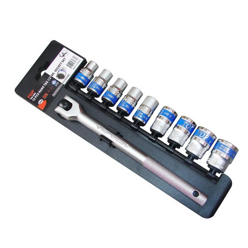 Bộ tuýp 10 chi tiết 1/2" - top tbs-12252