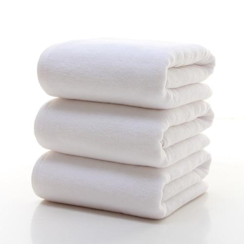 100% Cotton Khách Sạn Thẩm Mỹ Viện Khăn Màu Trắng Khăn Tắm