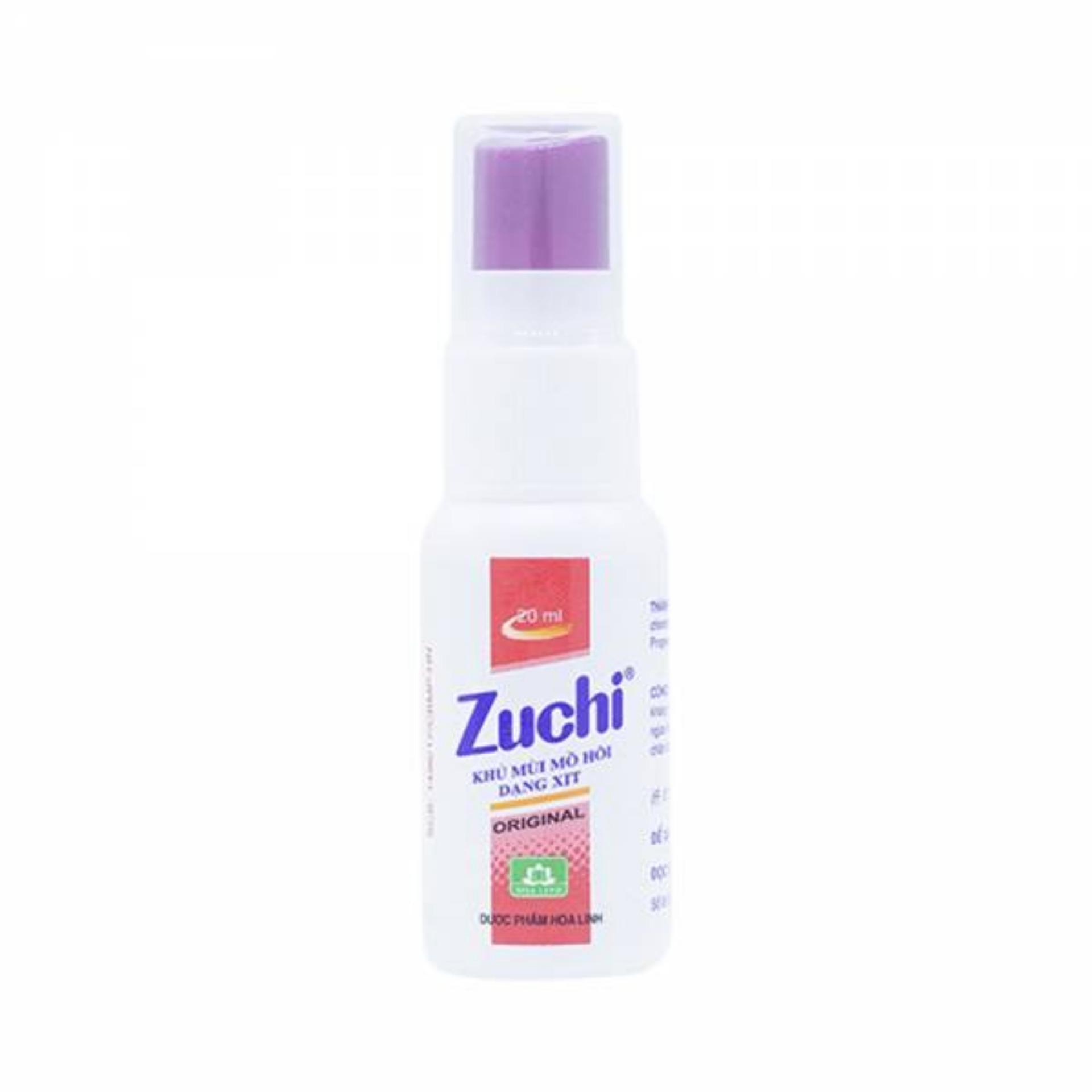 Bộ 3 chai Xịt Nách Zuchi Thảo Dược 20ml