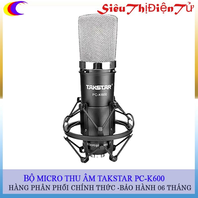 Bộ Takstar PC-K600 Icon Pro Takstar Chân màng nguồn day MA2 lọc ( Míc Chuẩn HOA VINH )