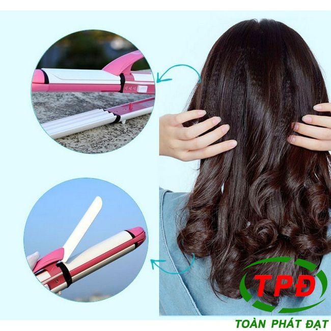 Máy Uốn Tóc 3 Trong 1 Nova 8088 Máy Duỗi Tóc Kẹp Bấm Phòng Tóc Máy Uốn Lọn Tóc Nova 8088