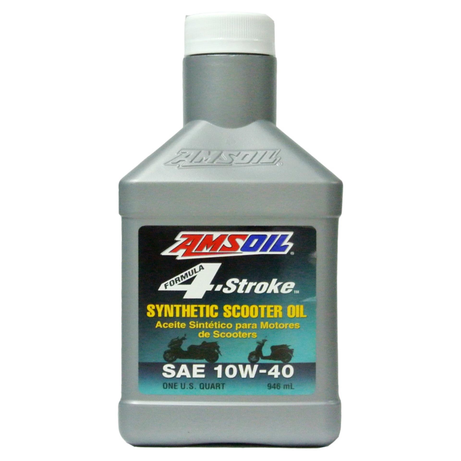Nhớt xe số cao cấp amsoil 4t stroke scooter oil 10w40 946ml