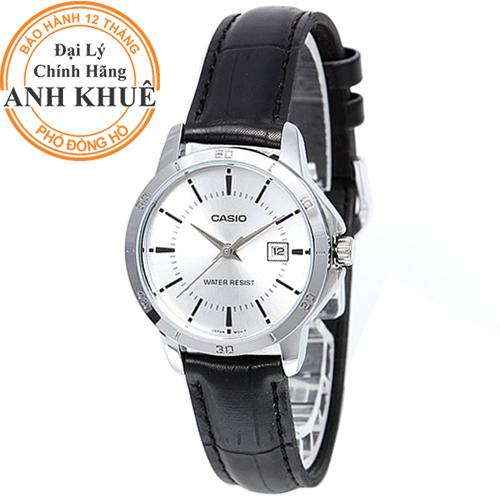 Đồng hồ nữ dây da Casio Anh Khuê LTP-V004L-7AUDF