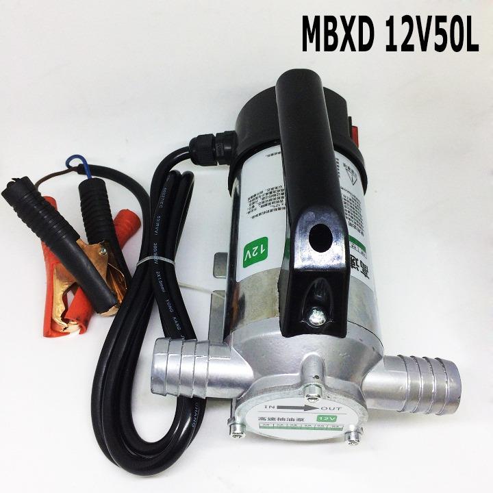 Bơm xăng dầu nhớt 12V 50L INOX