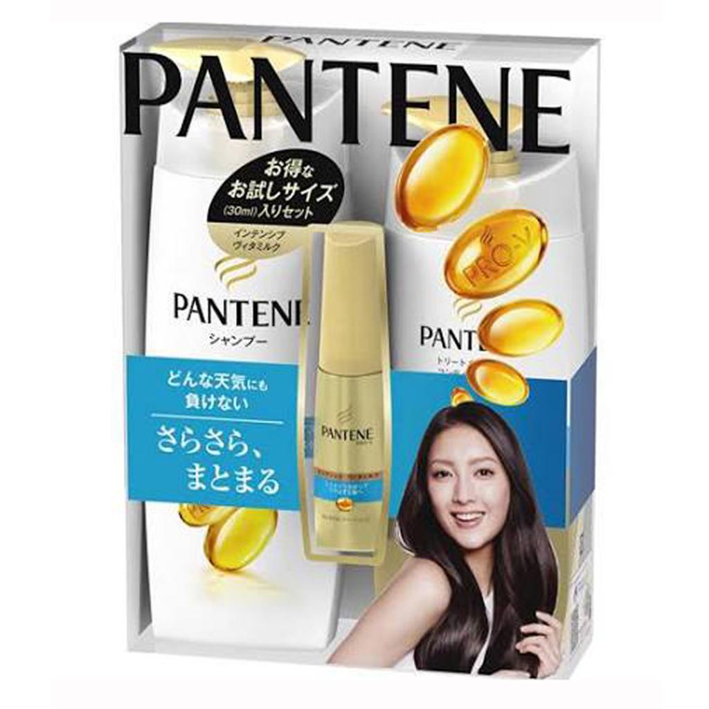 BỘ CHĂM SÓC TÓC 3 TRONG 1 PANTENE PRO-V NHẬT (Xanh Dương)