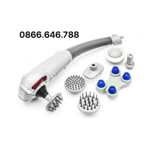 Máy mát-xa cầm tay 7 đầu Magic King Massage (Xám)