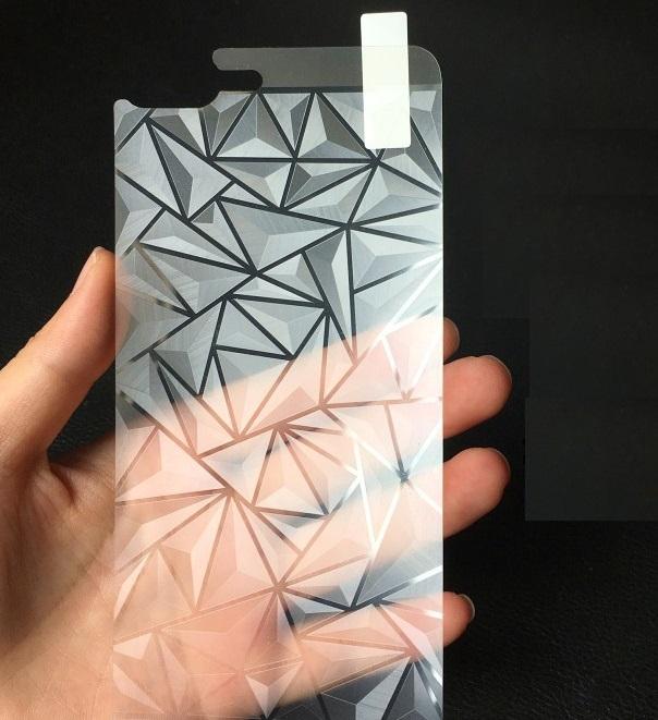 Dán lưng Iphone 7plus 8plus trong suốt vân kim cương