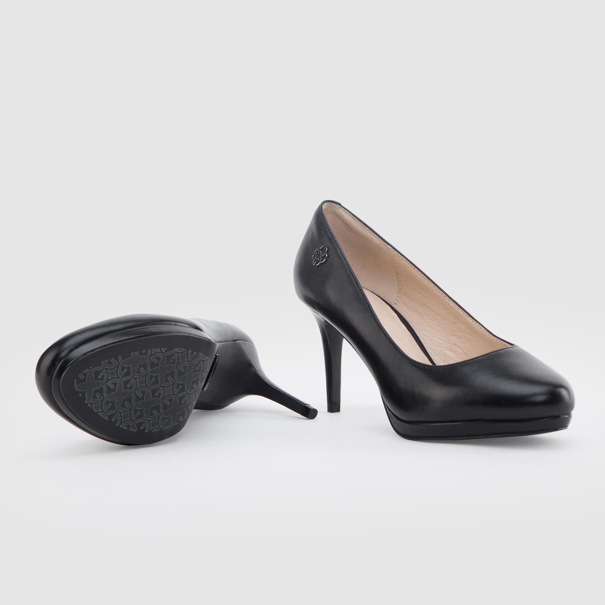 Giày Cao Gót Da Thật Nữ Gosto High Chic GFW008088DEN (Đen)