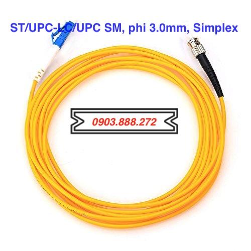 Dây nhảy quang Singlemode ST/UPC-LC/UPC phi 3.0mm Simplex - Chiều dài theo yêu cầu