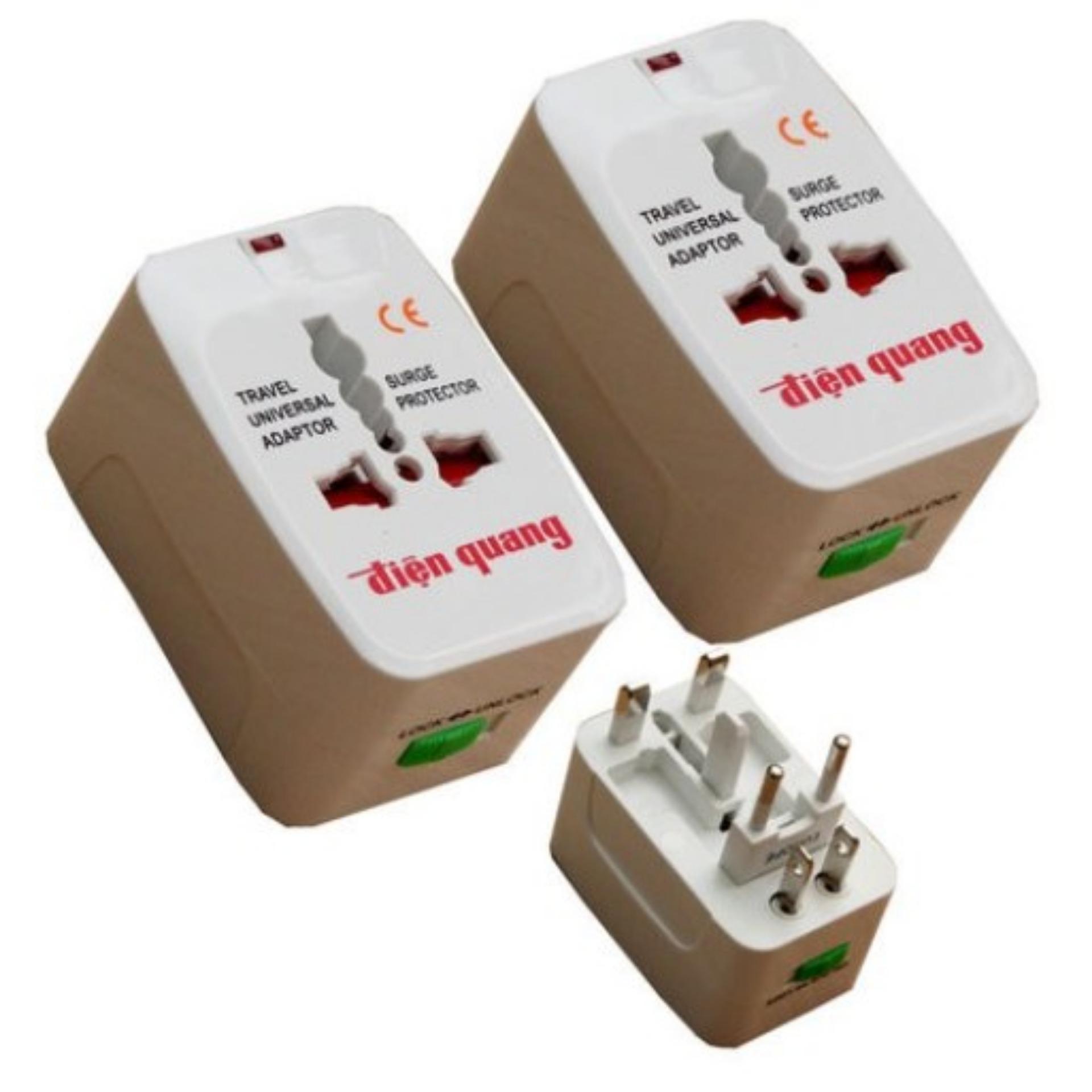 Bộ 2 ổ cắm điện du lịch đa năng Điện quang