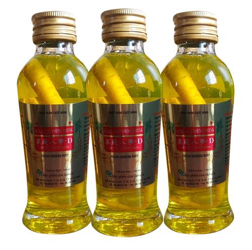 Nước sâm tươi có củ - hộp 10 chai