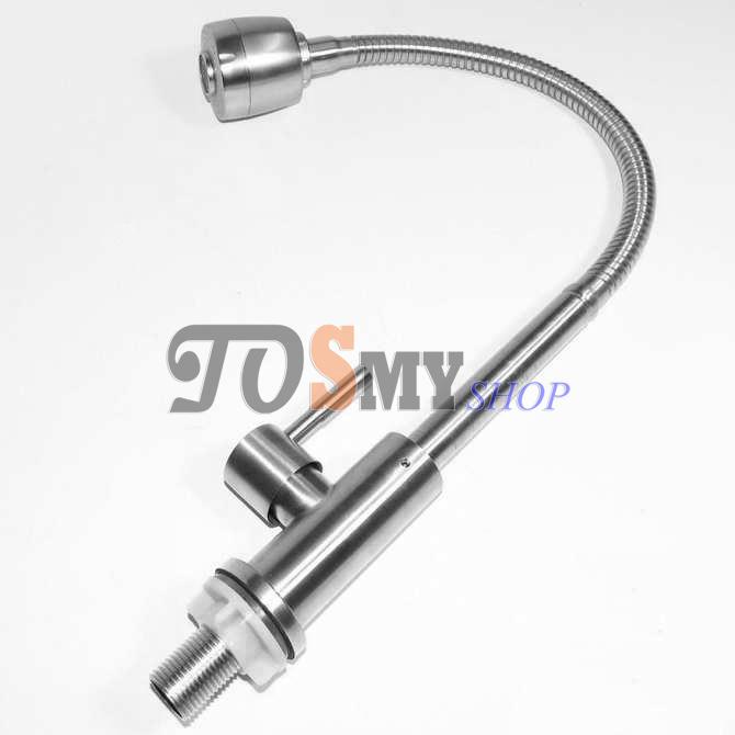 [HCM]Vòi rửa chén lạnh cần mềm Inox 304 - cần lò xo