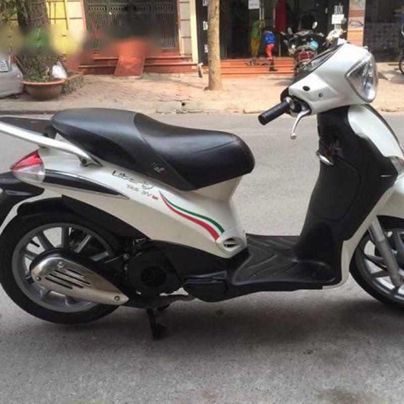 Bộ tem chữ nổi  LIBERTY 125 3V ie  dán xe máy chất liệu siêu bền đẹp G128