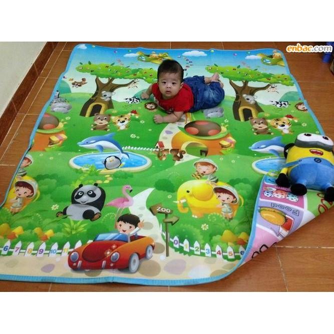 Thảm xốp chơi 2 mặt cho bé KT 1,8 x 2m