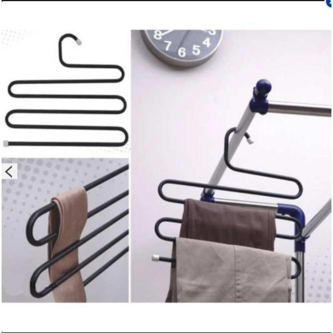 Bộ 3 Móc Treo Quần 5 Tầng Thông Minh