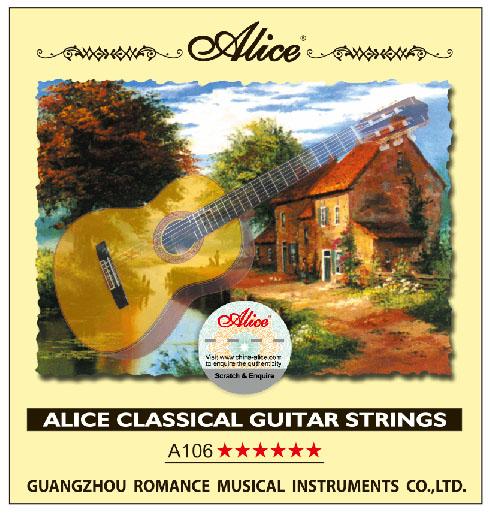 Dây guitar classic Alice A106 ( bộ 6 dây)