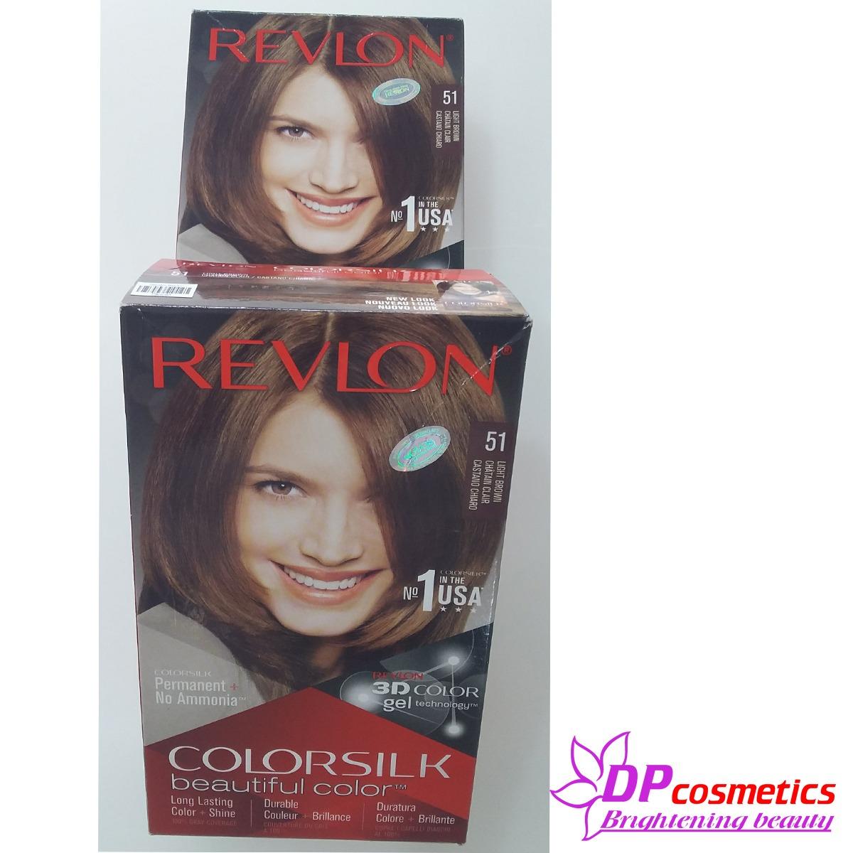 [HCM]Nhuộm Tóc Revlon Colorsilk 51 -Nâu sáng