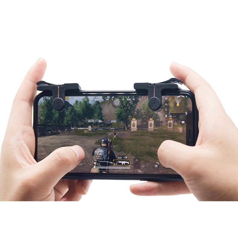 Bộ 2 Nút Bấm Chơi Game PUBG Dòng C9 Hỗ Trợ Chơi Pubg Mobile Ros Mobile Trên Mobile Ipad - Thế hệ 3 Mới 2019