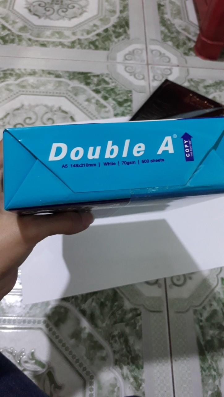 Giấy A5 70gsm Double A