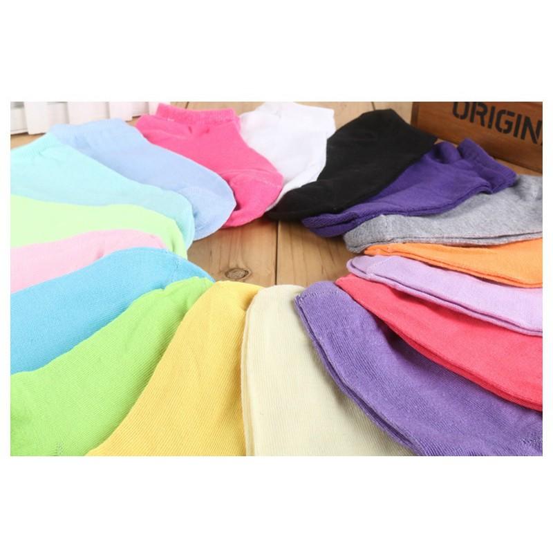 [HCM]Vớ trơn cổ ngắn cotton siêu mềm