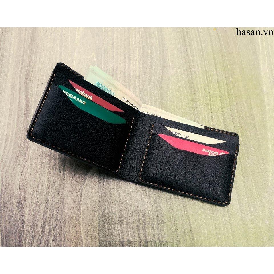 [HCM]Ví nam da  bò handmade da bò cao cấp