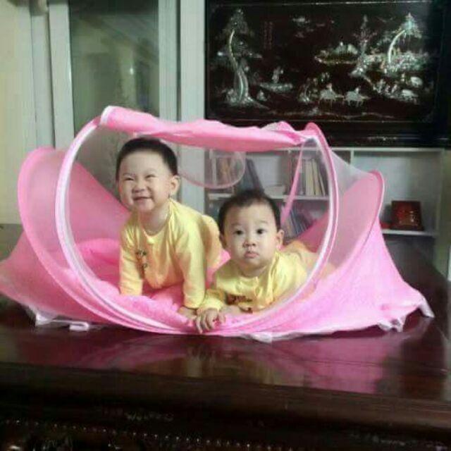 Nệm mùng chụp chống muỗi cho bé có nhạc