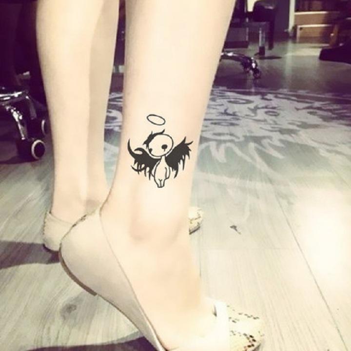 [HCM]Hình xăm dán tattoo mini kích thước 6 x 10 cm